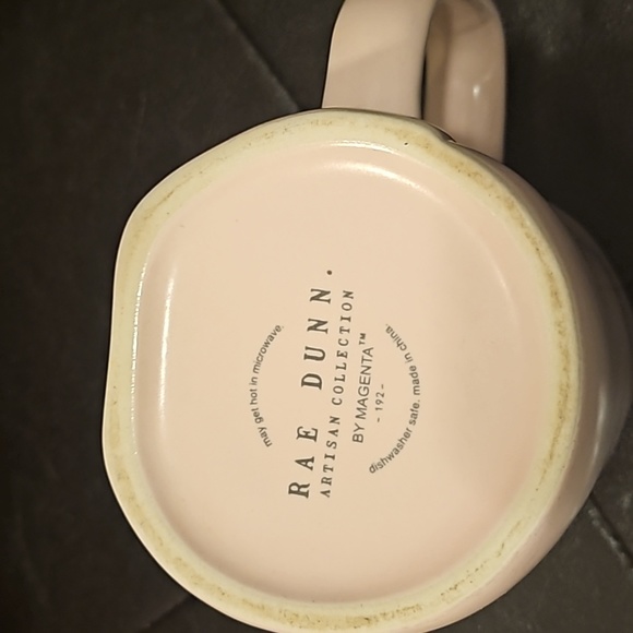 RAE DUNN PINK MATTE I WOKE UP LIKE THIS MUG. - Picture 4 of 4
